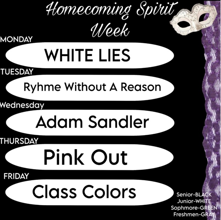 spirit week themes