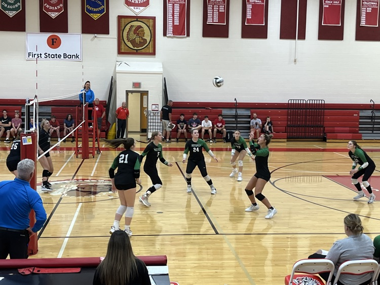 varsity Lady Rockets at Eastern