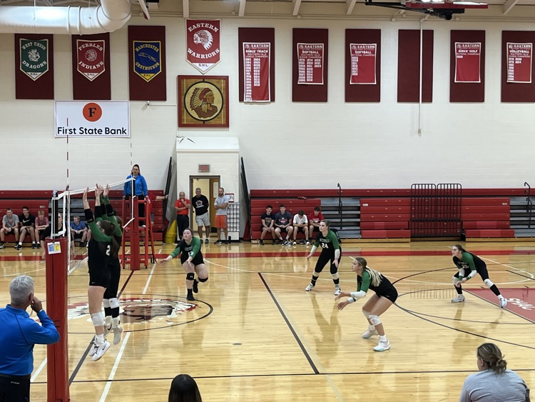 varsity Lady Rockets at Eastern
