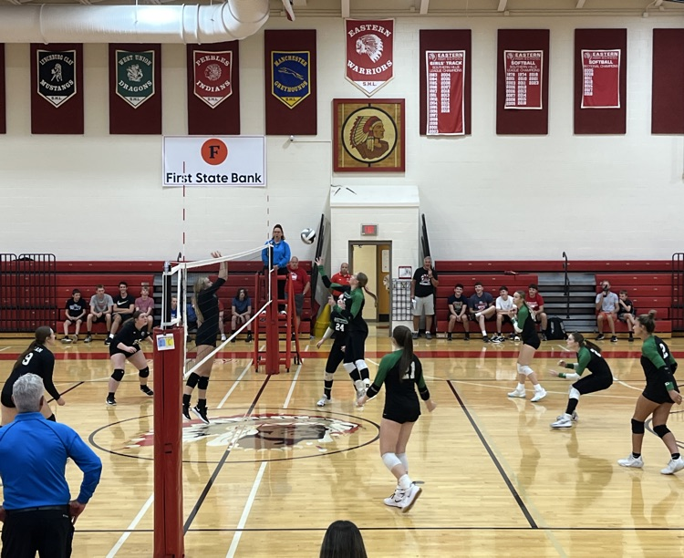 varsity Lady Rockets at Eastern