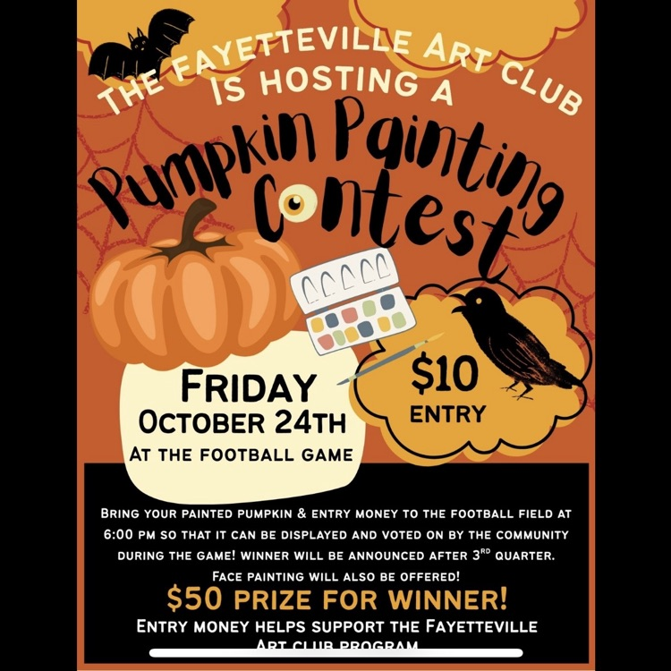 Flyer for Art Club event 10/24/25