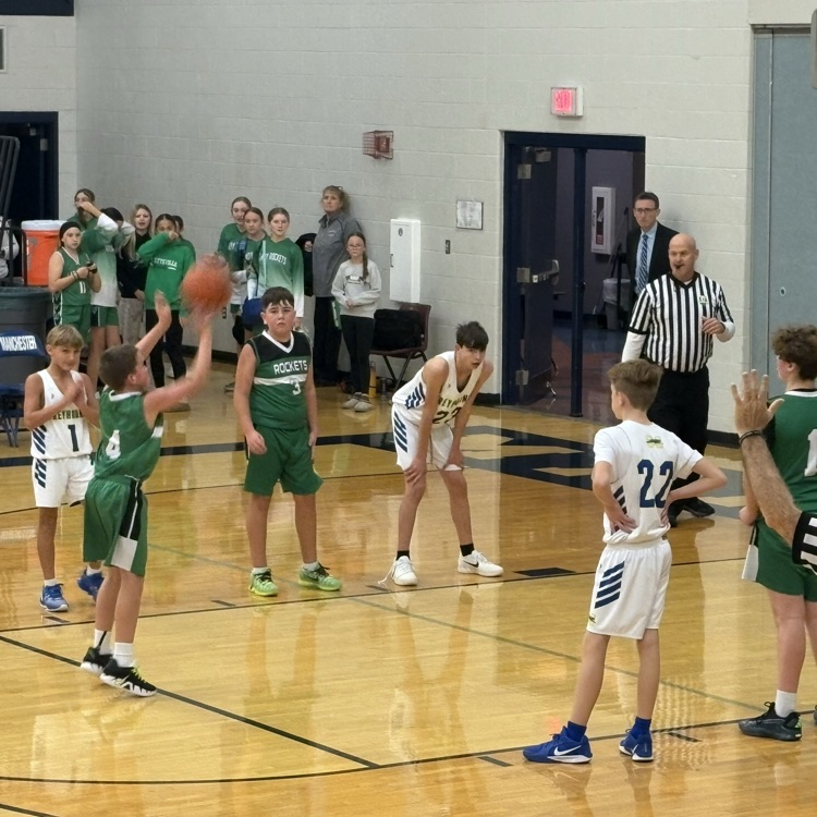 Rockets on the line shooting two.