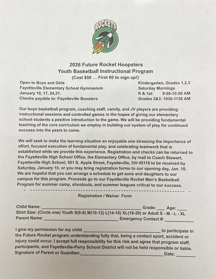 Hoopsters Registration Form