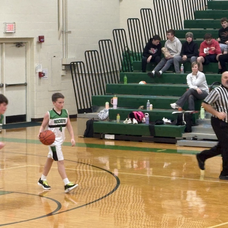 Rockets bring the ball down the court