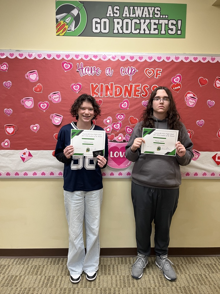 HS December student of the month