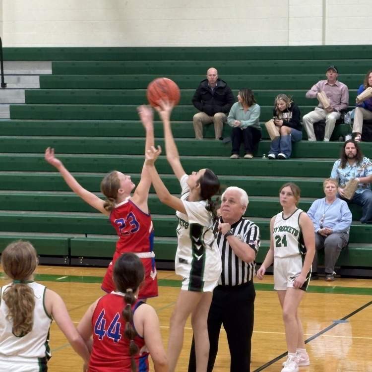 Rockets tip the ball to start the game