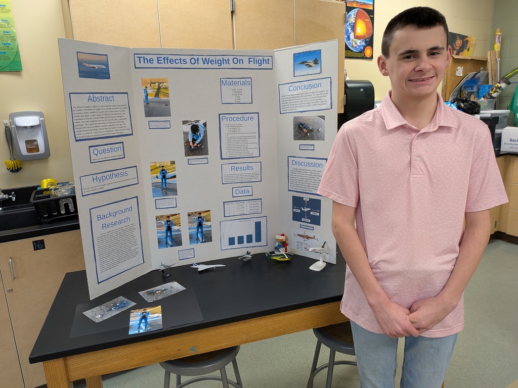 Bryce Grippa with his project!
