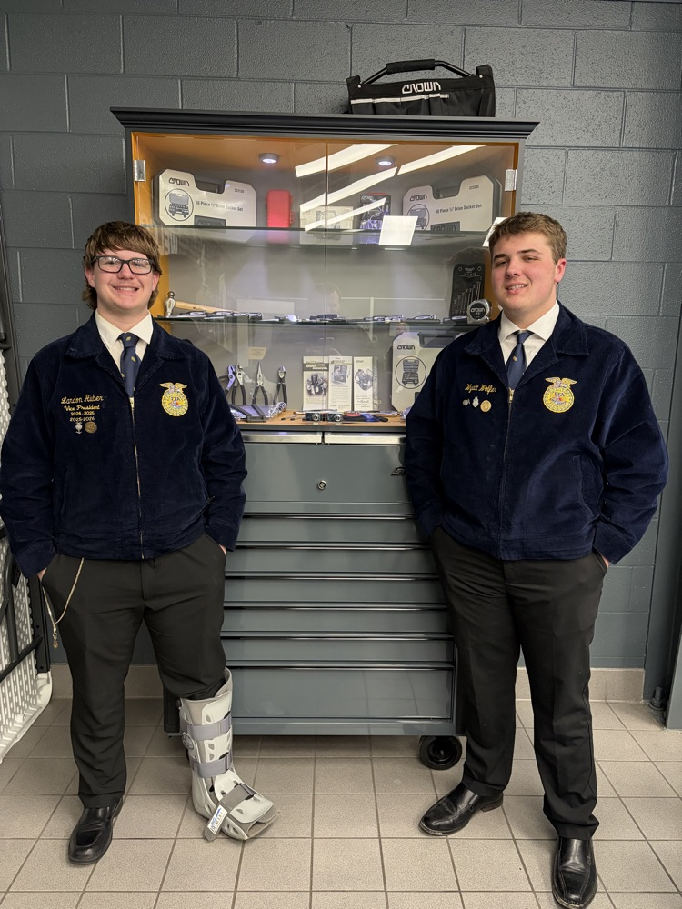 Landon Huber and Wyatt Wolfer