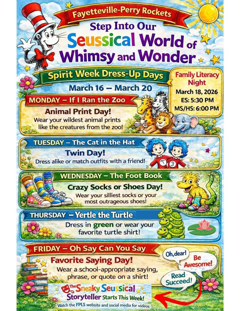 Spirit Week Dress-Up Days