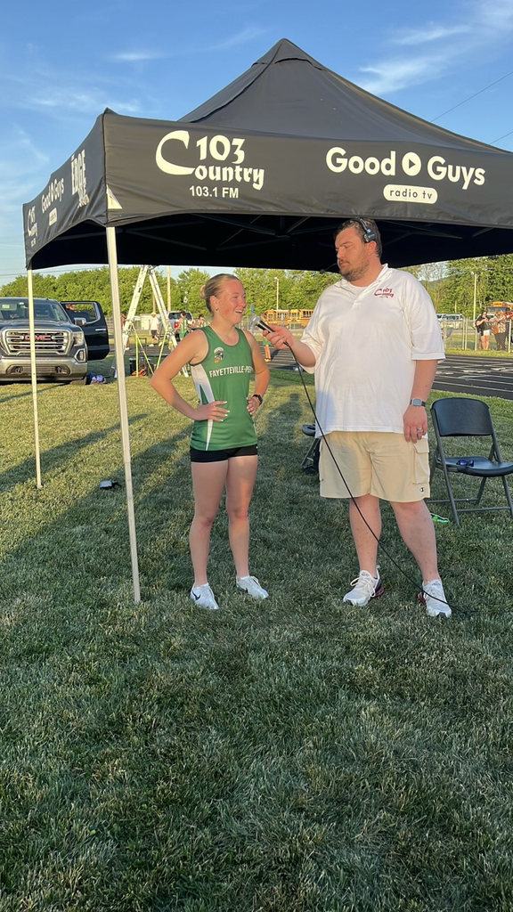 High school track team at league