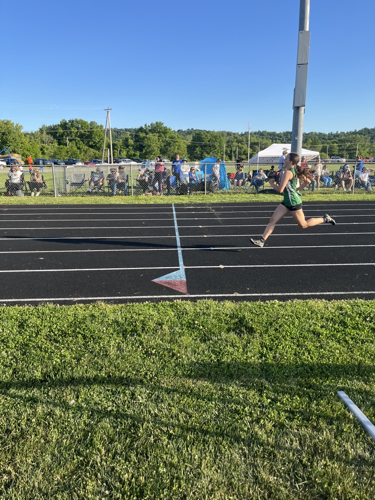 High school track team at league