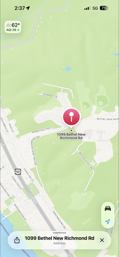  JV Baseball location
