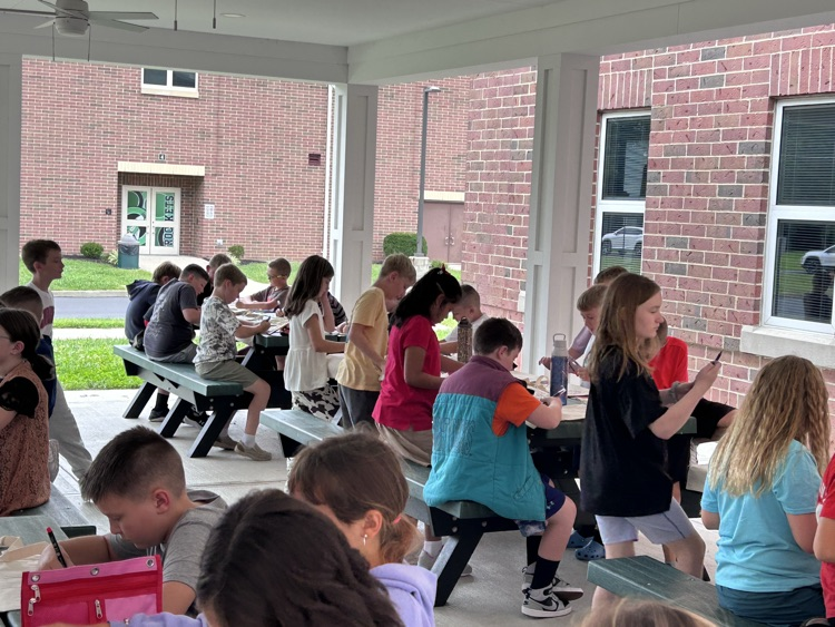 All classes joined in the fun