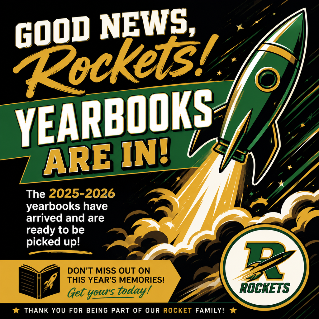 Yearbooks are in Rockets!