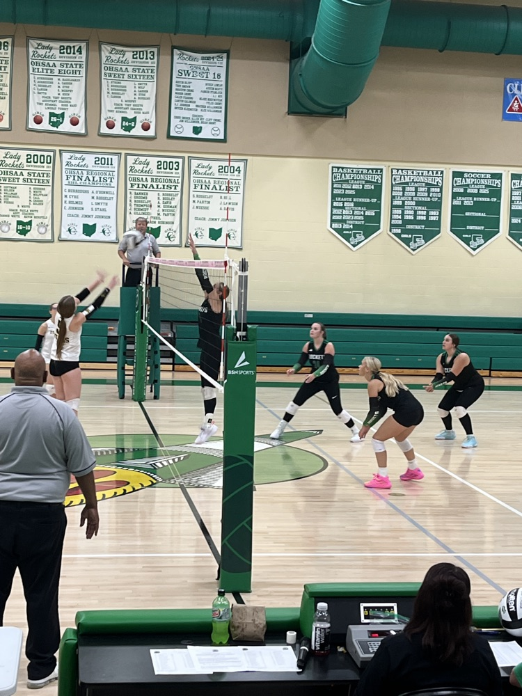varsity Lady Rockets versus St. Bernard