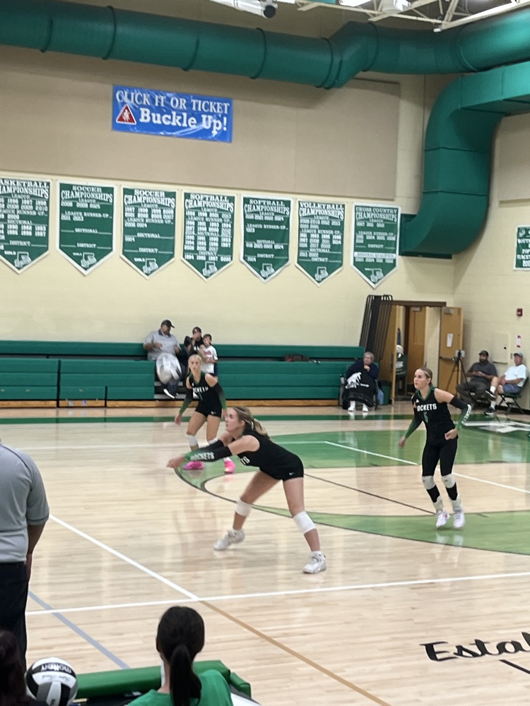 varsity Lady Rockets versus St. Bernard