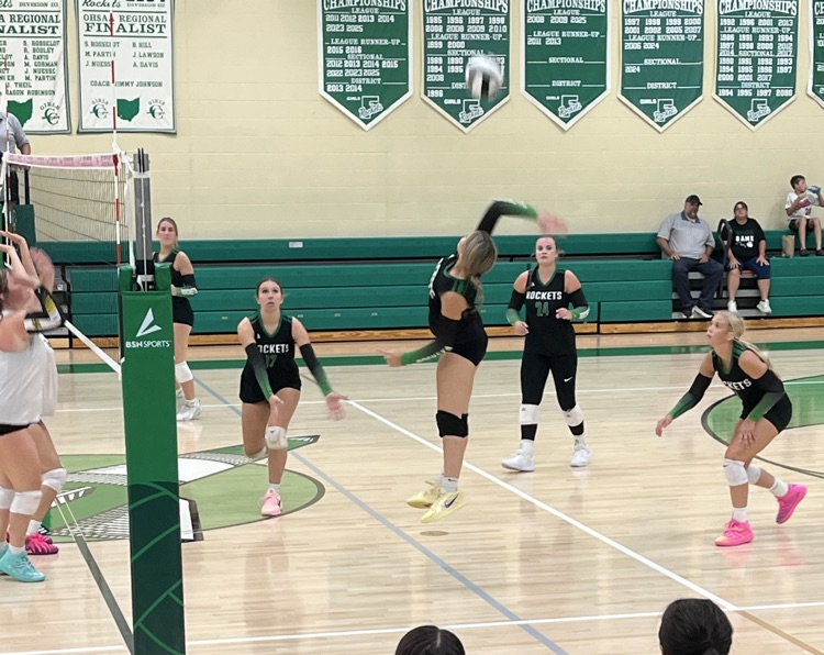 varsity Lady Rockets versus St. Bernard