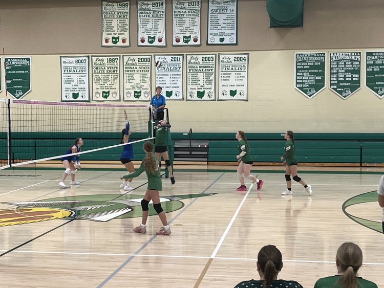 JV volleyball Lady Rockets