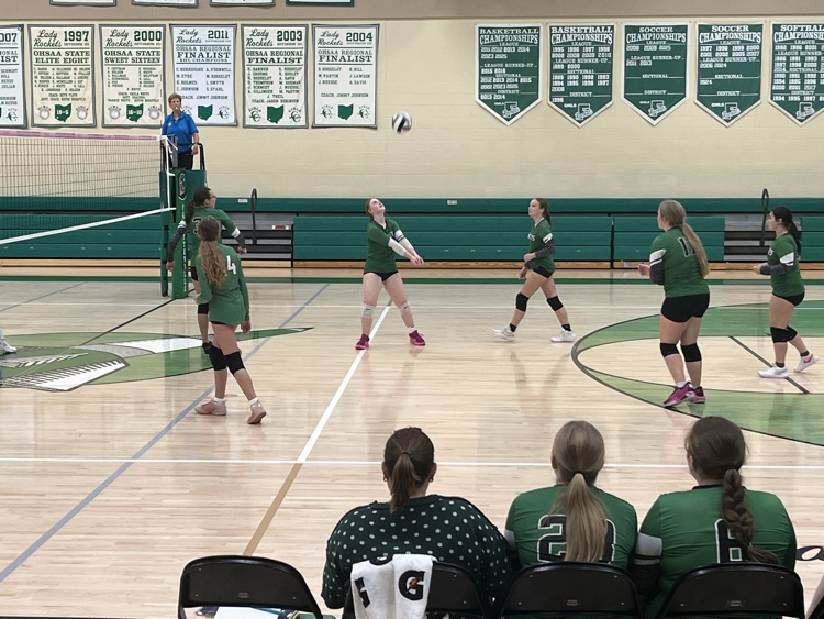 JV volleyball Lady Rockets