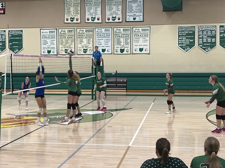 JV volleyball Lady Rockets