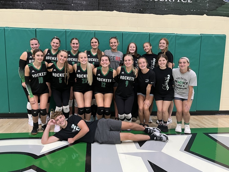 class of 27 senior fan night volleyball