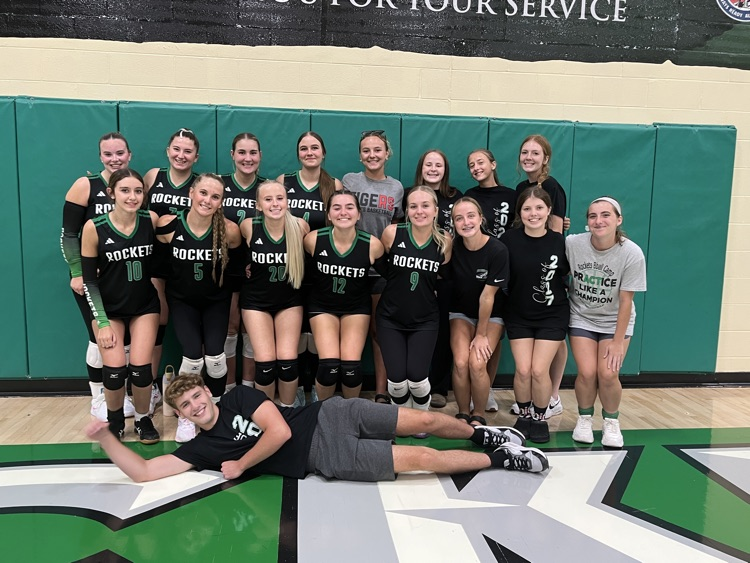 class of 27 senior fan night volleyball