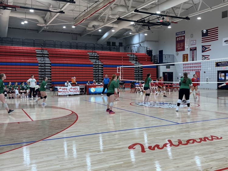 JV volleyball at Peebles