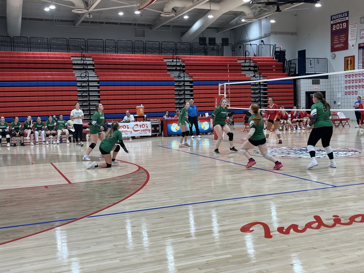 JV volleyball at Peebles