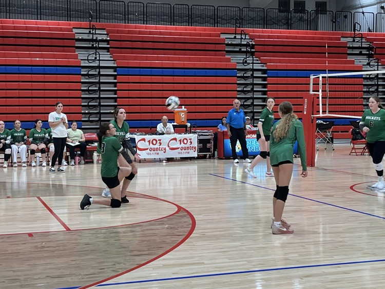 JV volleyball at Peebles