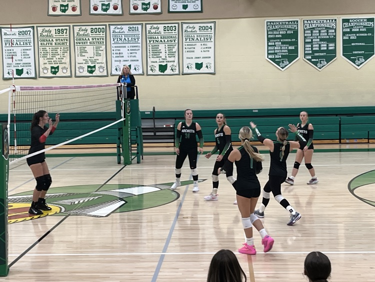 varsity Lady Rockets versus Eastern