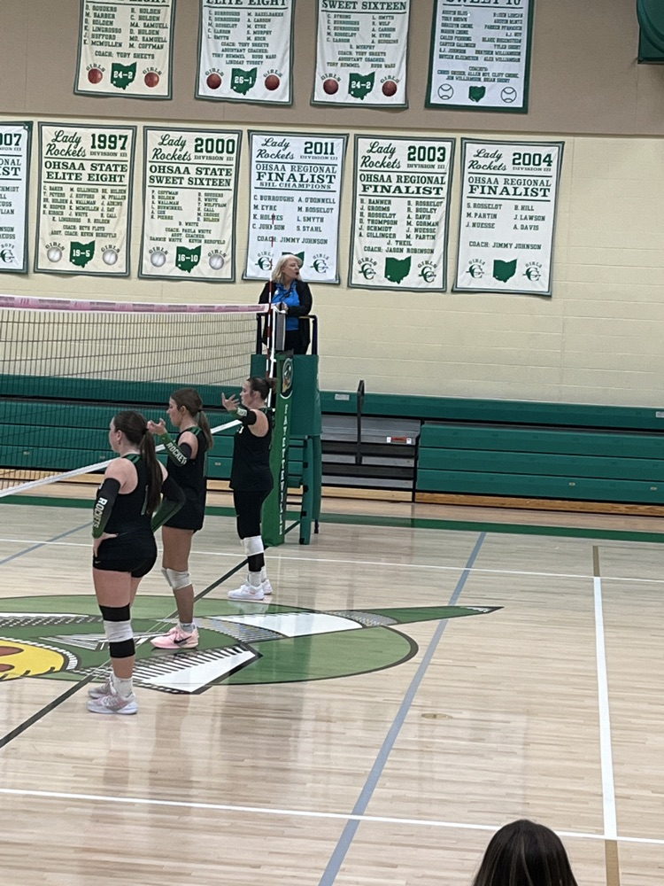 varsity Lady Rockets versus Eastern