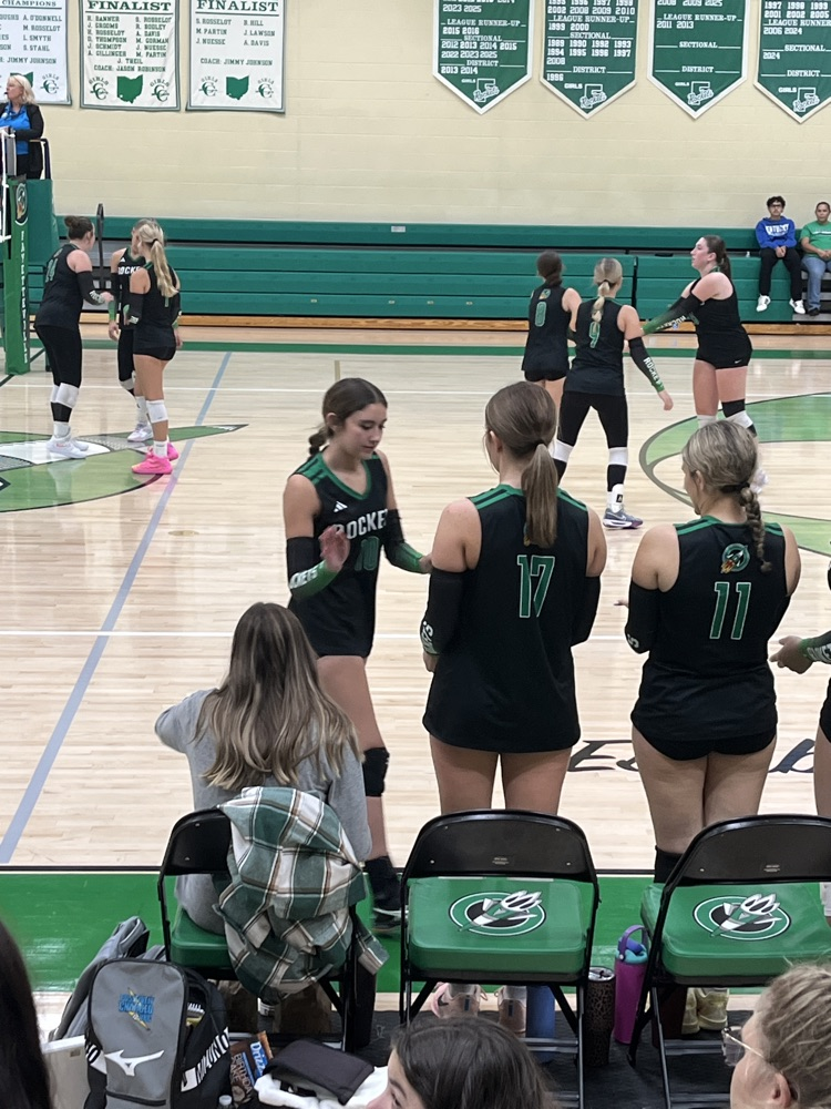 varsity Lady Rockets versus Eastern