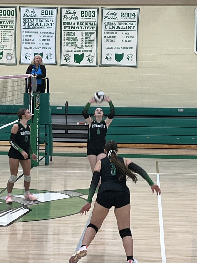 Varsity Lady Rockets versus Eastern