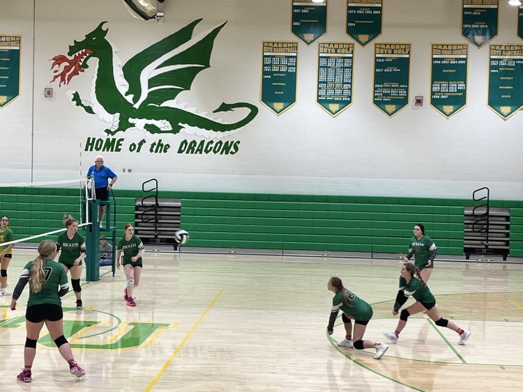 JV  volleyball at west Union