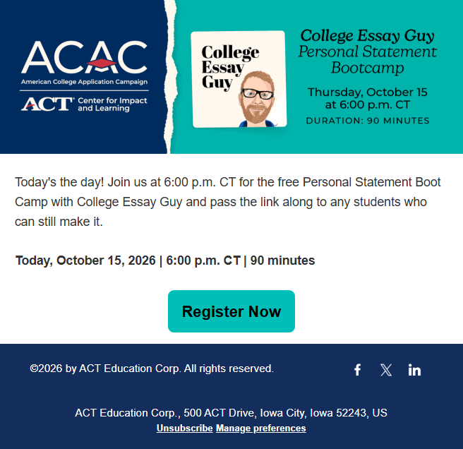 ACT Boot Camp