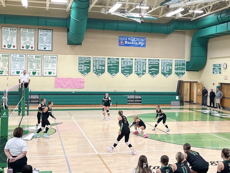 Varsity Volleyball 1st tournament vs west Union