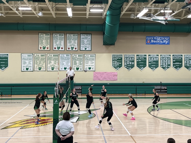 Varsity Volleyball 1st tournament  vs west Union