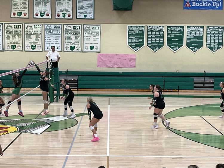 Varsity Volleyball 1st tournament vs west Union