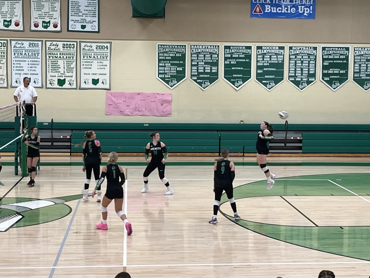 Varsity Volleyball 1st tournament vs west Union