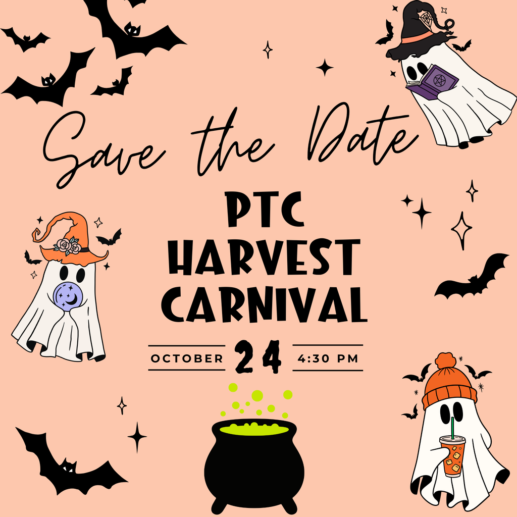 Save the Date! PTC Harvest Carnival will be Friday, Oct. 24th!