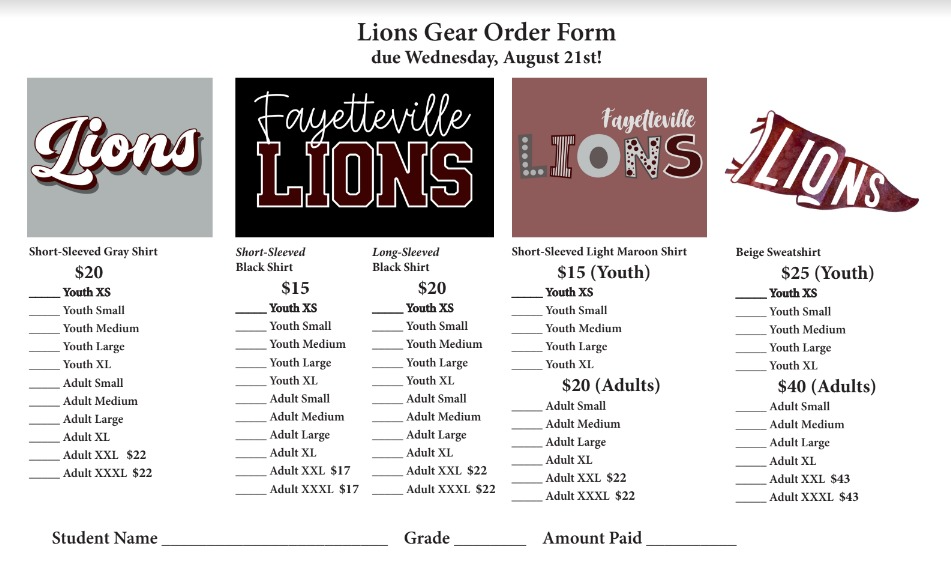 lion gear