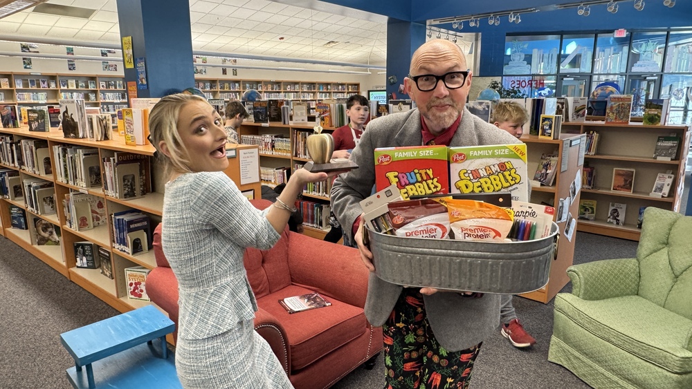 Mr. Young, McNair Middle School Library Media Specialist, is a KNWA & FOX24 Golden Apple winner!