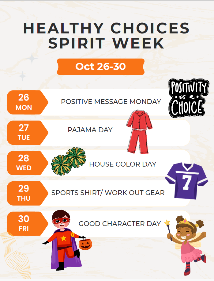 Healthy Choices Spirit Week