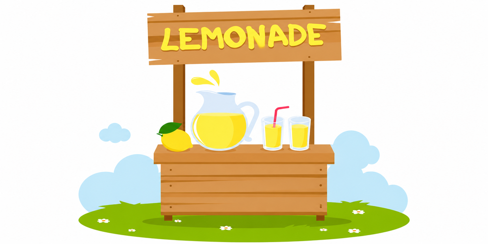 Cartoon Lemonade Stand
