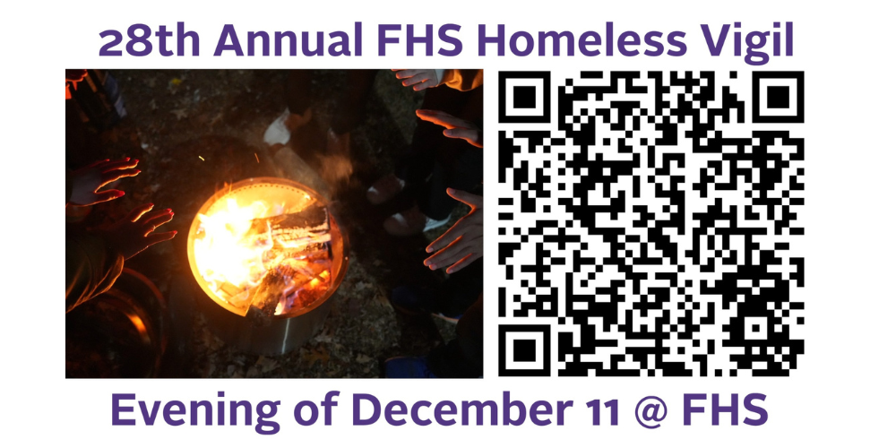 The Fayetteville High School Student Council's 28th Annual Homeless Vigil