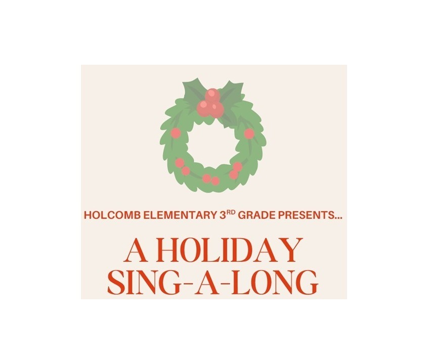 Holiday Sing A Long Infographic