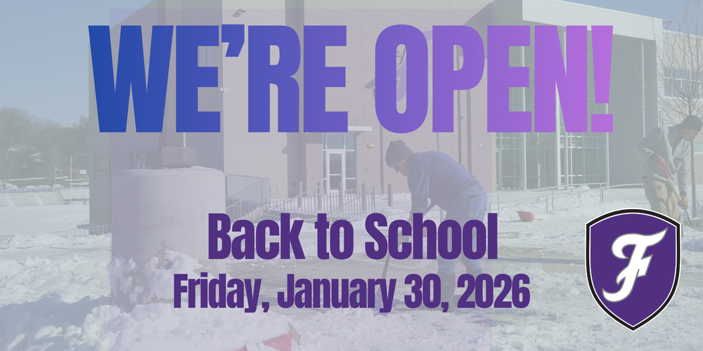 We’re happy to welcome everyone back to school tomorrow, Friday, January 30, 2026!