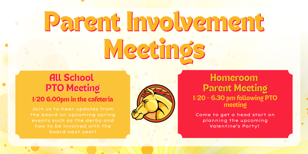 Parent Involvement Meetings Banner