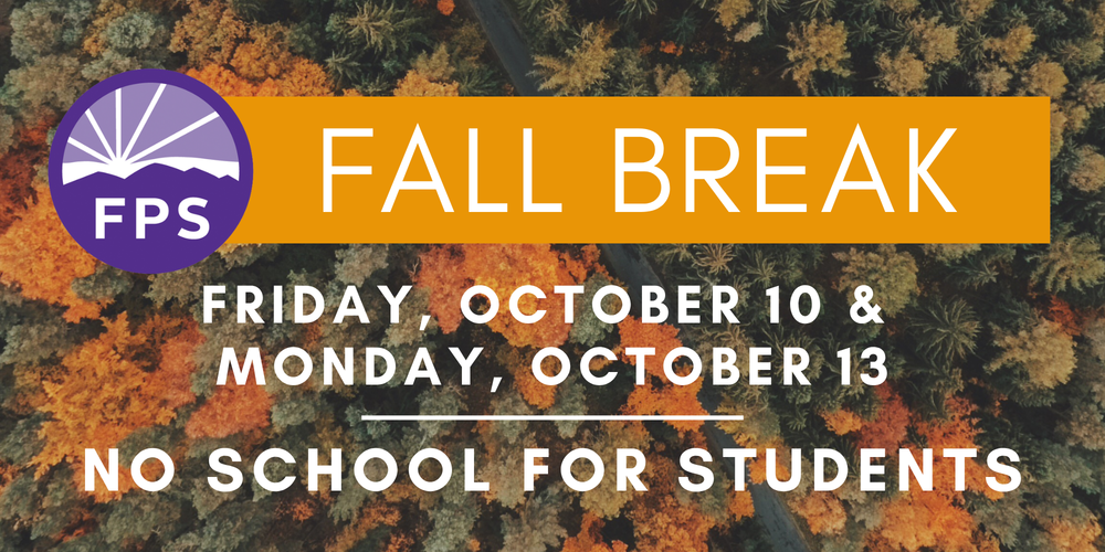 No school for students on Friday, October 10 and Monday, October 13! Enjoy the long weekend! We’ll see you back on Tuesday, October 14!