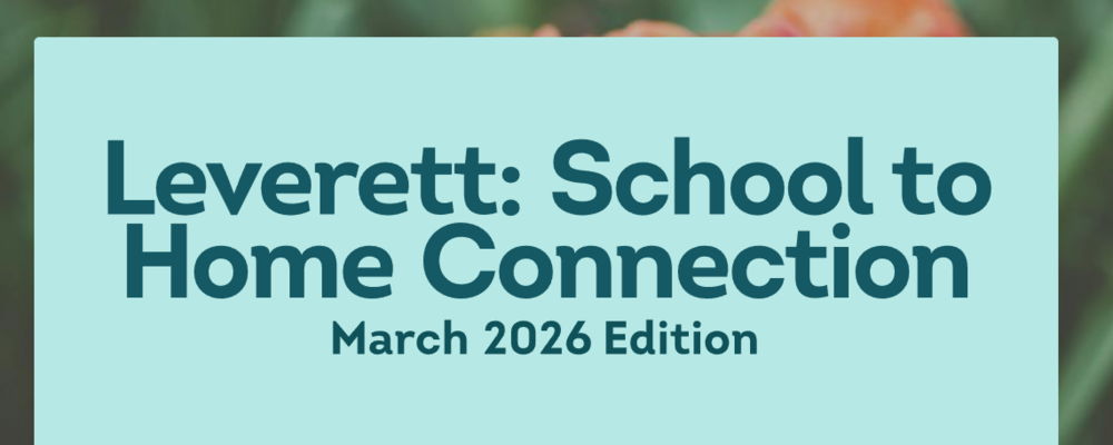 Leverett Home Connection Newsletter
